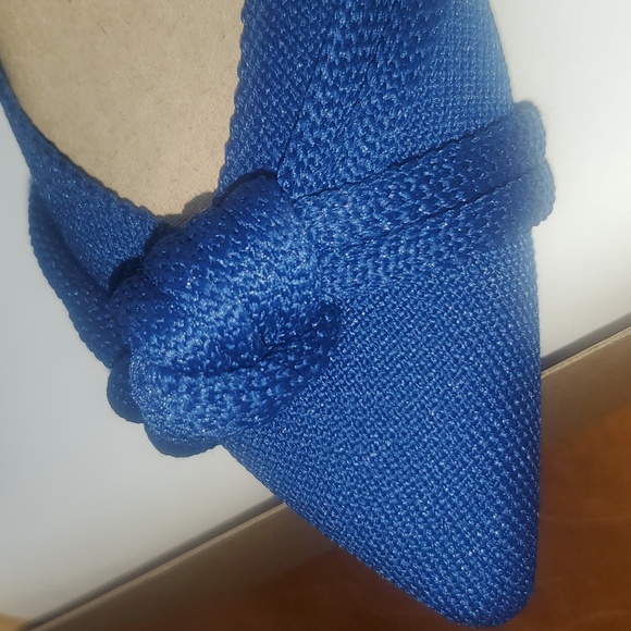 Rothy's blue knot flats 7 1/2 - Picture 3 of 6